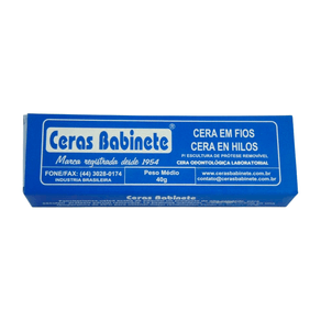 Cera em Fio Azul 40gr Babinete
